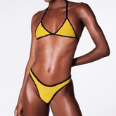 Bikini Race Amarelo e Preto